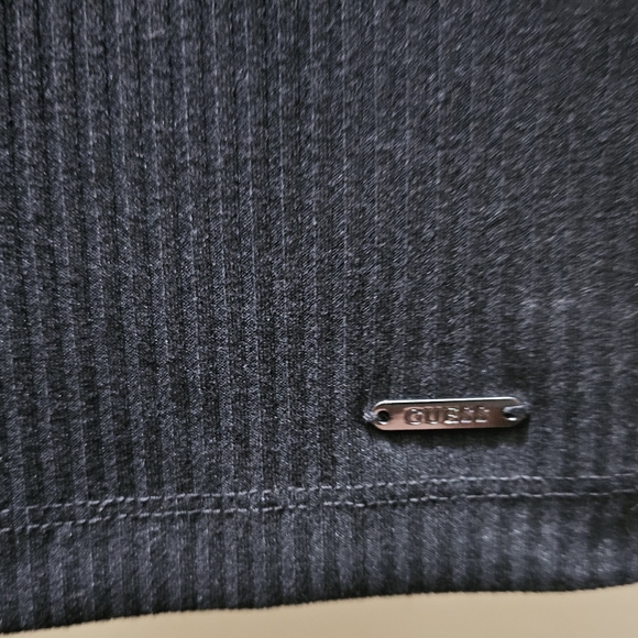 Guess Eco Raylynn Henley Ribbed Dress NWT - Black/Small - Picture 4 of 12